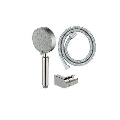 Душевой набор Mixxus Shower SET-07.SUS (шланг, лейка, кронштейн) из нержавеющей стали (MI6160)