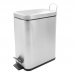 Мусорное ведро с плавным закрытием прямоугольное Zerix Sansa-TC0105 SS Color 5л (ZX5893)