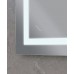 Зеркало Mixxus WARM MR02-70x50 с LED Touch, Anti-fog, димером, рег. яркости, часами (MI6668)