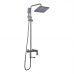 Душевая система со смесителем Haiba Kubus 009-J Graphite (HB4005)