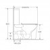Унитаз-компакт Mixxus Premium Bevel-0402-R 670x390x880mm, система смыва RIMLESS (MP6474)