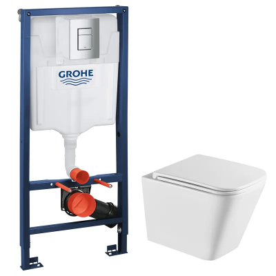 Комплект Grohe Set Унитаз QUADRO-0301-R+ Инсталляция Grohe Rapid SL 38772001 (38772001QUADRO0301R)