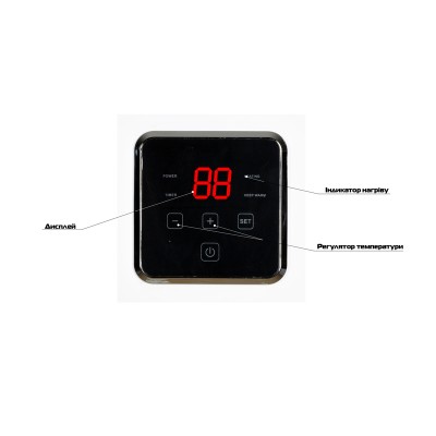 Водонагреватель "Квадрат" Mixxus EWH-15050 CUBE DRY накопительный 50 л, сухой тен 2,0 kW (WH0617)