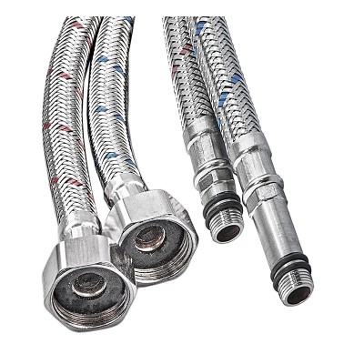 Гибкая подводка Champion FH-01-F1/2"xM10-100 нержавейка (пара) (AC0671) Гибкая подводка Champion FH-01-F1/2"xM10-100 нержавейка (пара) (AC0671)