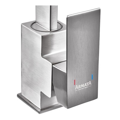 Смеситель для кухни Armata Kub-011 из нержавеющей стали (CH6494)