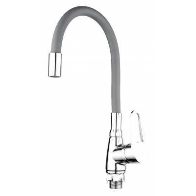 Смеситель для кухни Mixxus Elba 014 (Nut) Refl.Grey (без подводки) (MI6308)