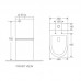 Унитаз-компакт Mixxus Premium Bevel-0402-R 670x390x880mm, система смыва RIMLESS (MP6474)