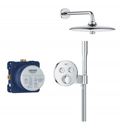 Скрытая душевая система с Euphoria 260 Grohe Grohtherm SmartControl (34867000) Скрытая душевая система с Euphoria 260 Grohe Grohtherm SmartControl (34867000)