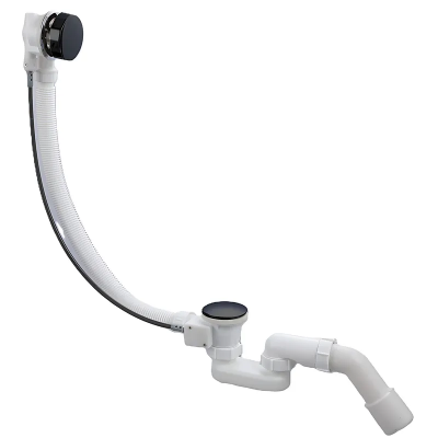 Сифон для ванны Koer BD-04-05 полуавтомат с переливом, (KR5443) Сифон для ванны Koer BD-04-05 полуавтомат с переливом, (KR5443)