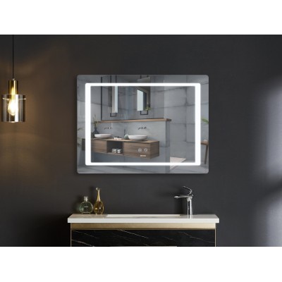 Зеркало Mixxus STYLE MR13-80x60-REVERSE с LED Touch, Anti-fog, димером, регулировкой яркости (MI6666)