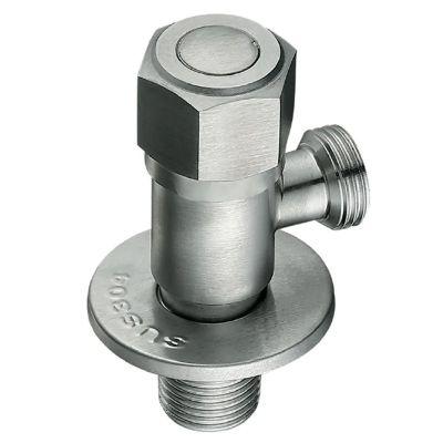 Кран для подключения сантехприборов Mixxus VAL-06-1/2x1/2 из нержавеющей стали SUS304 (MI6809)