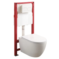 Унитаз с инсталляцией Mixxus Premium ELLIPSE-SET-2101 система смыва TORNADO (MP6667)