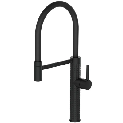 Смеситель для кухни Mixxus Premium Oliwer 017 BLACK REFL.BLACK (MI6966)