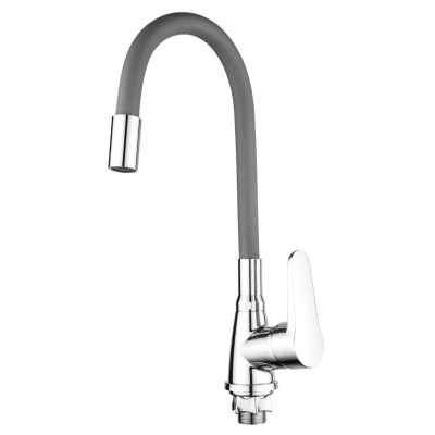 Смеситель для кухни Mixxus Elvis 014 (Nut) Refl.Grey (без подводки) (MI6307)