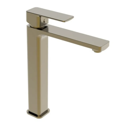 Смеситель для умывальника высокий Haiba KUBUS 001 (HIGH) BRUSHED GOLD (HB9623) Смеситель для умывальника высокий Haiba KUBUS 001 (HIGH) BRUSHED GOLD (HB9623)