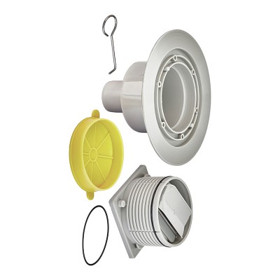 Душевой трап из нержавеющей стали SUS304 Koer FD14-100x100-180 (прямой отвод) (AC0662)