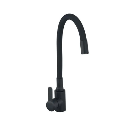 Смеситель для кухни с силиконовым изливом Champion EZA-011 Black REFL.Black из нержавеющей стали (CH6457) Смеситель для кухни с силиконовым изливом Champion EZA-011 Black REFL.Black из нержавеющей стали (CH6457)