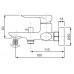 Смеситель для ванны с коротким изливом Koer KB-40028-05 (KR5306)