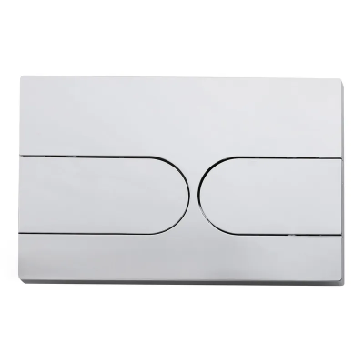 Панель смыва Koer KT-0604-01 240x160x10mm пластиковая, закругленная кнопка (KR5323)