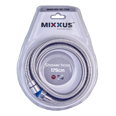 Шланг для душа Mixxus Shower hose-SUS-175cm из нержавеющей стали SUS304 (MI6054)