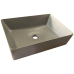 Раковина накладная Mixxus Premium QUADRO-0108 GRAY 550x390x145mm (MP6652)