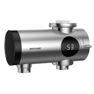 Водонагреватель проточный MIXXUS Electra 770-E CHROME 3,3 kW с креплением на излив (MI6511)