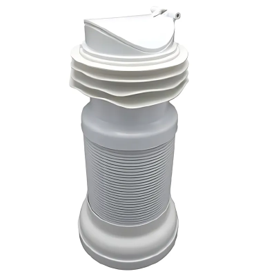 Гофротруба унитазна ZERIX GA-03-A 550мм для чугунной канализации с обратным клапаном (ZX5606)