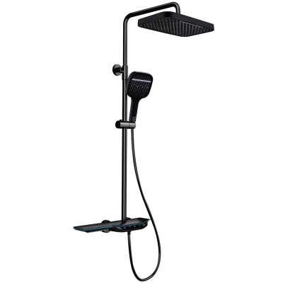 Душевая система с термостатическим смесителем MIXXUS PREMIUM SPACE-009-J BLACK (MI7011)