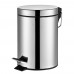 Мусорное ведро круглое Zerix Solo-TC0107 SS Color 7 л цвет нержавейка (ZX5899)