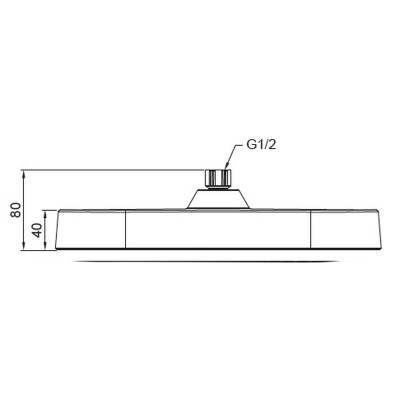 Лейка для душа потолочная Koer KP-0404-01-OH 325x200мм (KR5000) Лейка для душа потолочная Koer KP-0404-01-OH 325x200мм (KR5000)