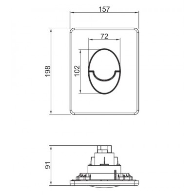 Инсталляция для подвесного унитаза Koer KT-0503-01 500x126x1150mm с панелью смыва KT-0606-01 Хром (KR5347) Инсталляция для подвесного унитаза Koer KT-0503-01 500x126x1150mm с панелью смыва KT-0606-01 Хром (KR5347)