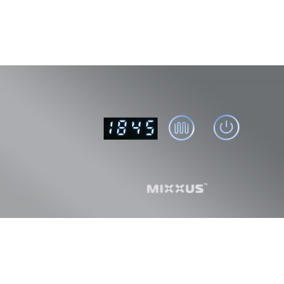 Зеркало Mixxus HARD MR06-60x80 с LED Touch, Anti-fog, димером, регулировкой яркости, часами (MI6929)