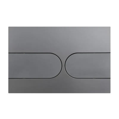Панель смыва Koer KT-0604-07 240x160x10mm пластиковая, закругленная кнопка (KR5325)
