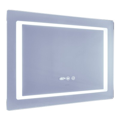 Зеркало Mixxus Style MR03-70x50 (часы, LED-подсветка, антизапотевание) (MI6006)