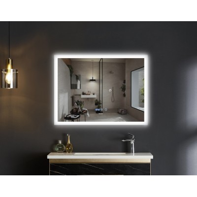 Зеркало Mixxus FLAT MR04-100x80 с LED Touch, Anti-fog, димером, регулировкой яркости, часами (MI6927) Зеркало Mixxus FLAT MR04-100x80 с LED Touch, Anti-fog, димером, регулировкой яркости, часами (MI6927)