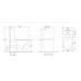 Унитаз-компакт Mixxus Premium ELLIPSE-0402-T1 660х390х855mm, система смыва TORNADO 1.0 (MP6592)