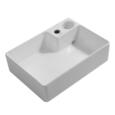 Раковина накладная Mixxus Premium STYLE-0201 520х375х140mm с донным клапаном (MP6511)