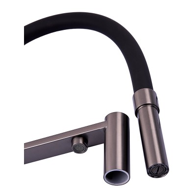 Смеситель для кухни с выходом под фильтрованую воду Zerix KIT-021 Graphite REFL.Black (ZX5559) Смеситель для кухни с выходом под фильтрованую воду Zerix KIT-021 Graphite REFL.Black (ZX5559)