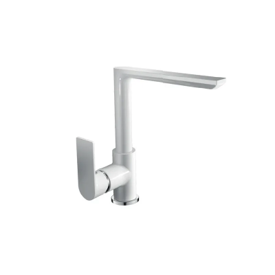 Смеситель для кухни HAIBA ALEX 018 WHITE-CHROME (HB9569)
