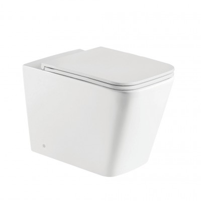Унитаз напольный безбачковой Mixxus Premium QUADRO-0701-R 600х355х410mm, безободковый (MP6590)