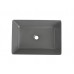 Раковина накладная Mixxus Premium QUADRO-0108 GRAY 550x390x145mm (MP6652)