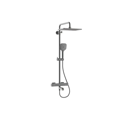Душевая система с термостатическим смесителем Koer KB-57011-07, 3 функции (KR5217)