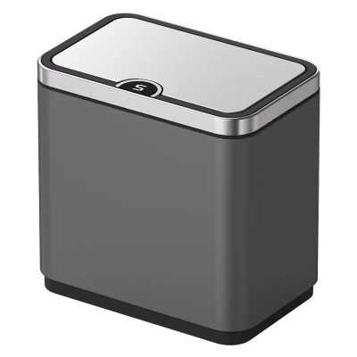 Мусорное ведро сенсорное прямоугольное Koer TC-020212-07 12 л цвет графит (KR5585)