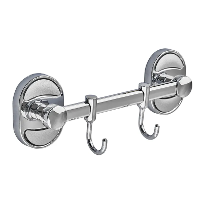 Вешалка для полотенец в ванную с 2-мя подвижными крючками Zerix AFB-0115-2 (ZX5050) Вешалка для полотенец в ванную с 2-мя подвижными крючками Zerix AFB-0115-2 (ZX5050)