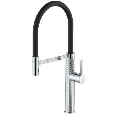 Смеситель для кухни Mixxus Premium Oliwer 017 REFL.BLACK (MI6965)