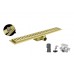 Душевой трап из нержавеющей стали SUS304 Koer FD35-70x800-Brushed Gold (AC0719)