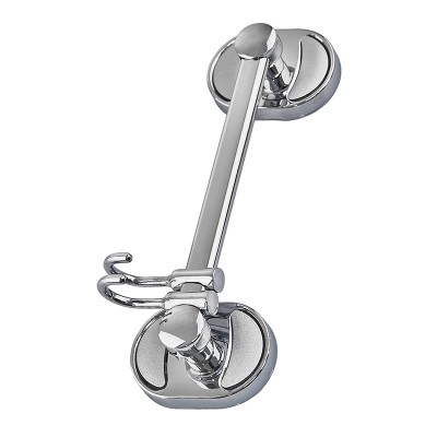 Вешалка для полотенец в ванную с 2-мя подвижными крючками Zerix AFB-0115-2 (ZX5050) Вешалка для полотенец в ванную с 2-мя подвижными крючками Zerix AFB-0115-2 (ZX5050)