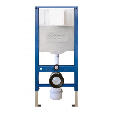 Инсталляция для подвесного унитаза Koer KT-0503-01 500x126x1150mm с панелью смыва KT-0606-01 Хром (KR5347) Инсталляция для подвесного унитаза Koer KT-0503-01 500x126x1150mm с панелью смыва KT-0606-01 Хром (KR5347)