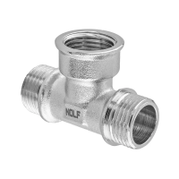 Тройник Nolf NFC.T06MFM-N-1/2"MFM никелированный (NF3100)
