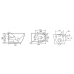 Унитаз подвесной Mixxus Premium ELLIPSE-0309-T1 GRAY 530x360x350mm система смыва TORNADO 1.0 (MP6655)